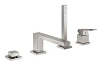 Badcombinatie GROHE Eurocube Viergats Supersteel