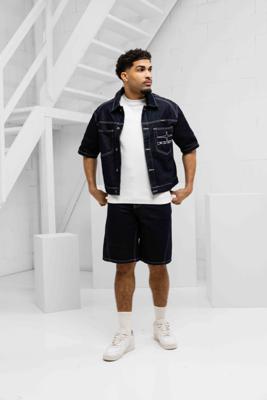 Project X Paris Knockout Denim Zomerset Heren Donkerblauw - Maat XS - Kleur: Donkerblauw | Soccerfanshop