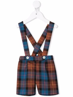 Siola short à motif tartan - Marron