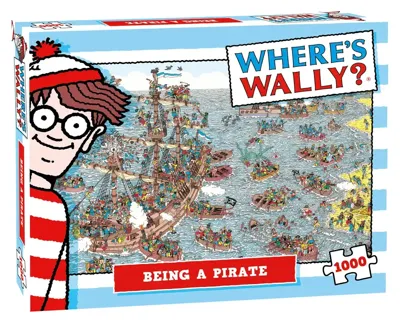 Where's Wally Being A Pirate Puzzel (1000 stukjes)