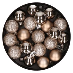 Cosy & Trendy Kerstballen - 20 ST - champagne - 3 cm