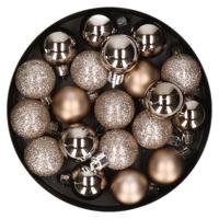 Cosy & Trendy Kerstballen - 20 ST - champagne - 3 cm - thumbnail