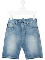 Emporio Armani Kids short en jean - Bleu