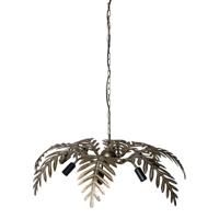 Moira Gouden metalen hanglamp met brede palmbladeren