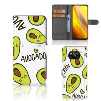 Xiaomi Poco X3 | Poco X3 Pro Leuk Hoesje Avocado Singing | Portemonnee hoesje