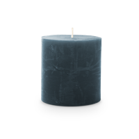 Kaars rustiek 70/70 mm donkerblauw II Spaas - Spaas