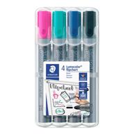 Viltstift staedtler 356 voor flipover rond 2mm ass