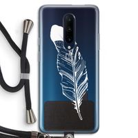 Pluim: OnePlus 7 Pro Transparant Hoesje met koord