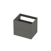 INK - Onderkast 2L Gelakt Gefreesd Tbv Greep - 600x450x520 Mm - Mat Beton Groen