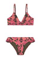 Shiwi Meisjes bikini triangel - Rosie - Bos groen print - thumbnail