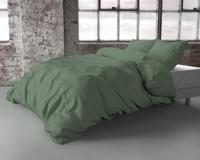 RoyalTextile - Satin Point Dekbedovertrek Micropercal - Groen - 240 x 220