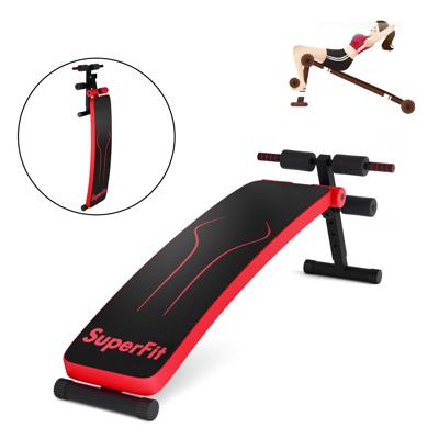 Verstelbare Gewicht Bank Opvouwbare Workout Bank voor het Hele Lichaam Fitness Krachttraining Bank Schuine Bank Sit-Upbank Rood