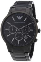 Emporio Emporio Armani Ar2453 zwart chronograaf klassiek roestvrijstalen herenhorloge