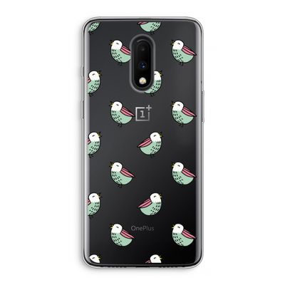 Vogeltjes: OnePlus 7 Transparant Hoesje
