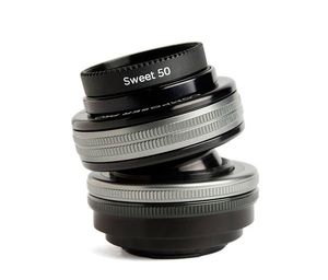 Lensbaby Composer Pro II with Sweet 50 Optic SLR Zwart, Zilver