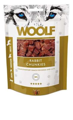WOOLF Konijnenbrokken - traktatie voor hond en kat - 100 g