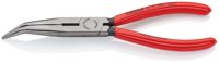 Knipex Platspitse Tang met Zijsnijder (Telefoontang) | 200 mm Lengte | Kunststof Bekleed | Zwart Geatramenteerd - 26 21 200 SB