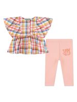 Kenzo Kids ensemble legging-blouse en coton - Rose