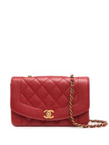 CHANEL Pre-Owned petit sac à bandoulière Diana CC (1992) - Rouge