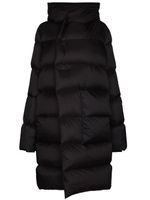 Rick Owens manteau à design matelassé - Noir