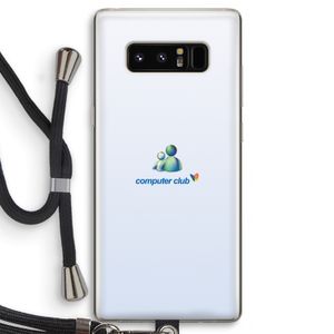 MSN: Samsung Galaxy Note 8 Transparant Hoesje met koord