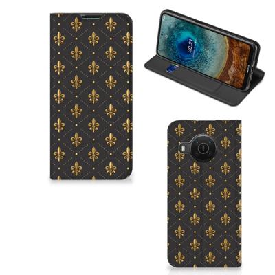 Nokia X20 | X10 | Hoesje met Magneet | Franse Lelie
