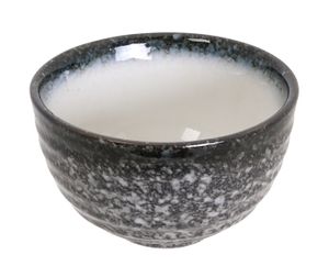 Robuuste Chinese Kom - Tajimi - Grijs/Wit Marmer Effect - 350ml 11x6.5cm
