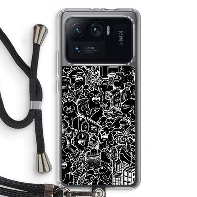 Vexx Black City : Xiaomi Mi 11 Ultra Transparant Hoesje met koord