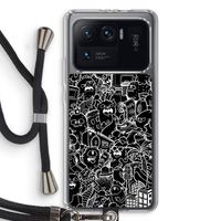 Vexx Black City : Xiaomi Mi 11 Ultra Transparant Hoesje met koord
