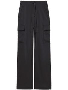 Proenza Schouler White Label pantalon cargo à lien de resserrage - Noir