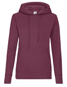 Fruit Of The Loom F409 Ladies´ Classic Hooded Sweat - Burgundy - L