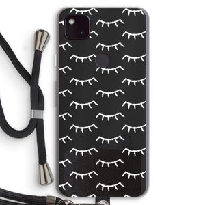 Wimpers: Pixel 4a 5G Transparant Hoesje met koord