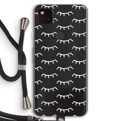 Wimpers: Pixel 4a 5G Transparant Hoesje met koord