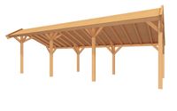 YARD Outdoor SUBLIME Kapschuur - 900x300 cm Douglashout- Kapschuurdak- - YARD Outdoor