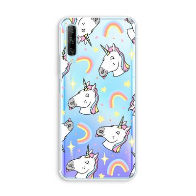 Rainbow Unicorn: Huawei P Smart Pro Transparant Hoesje