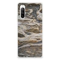 Sony Xperia 10 III | TPU | Siliconen hoesje | Steen