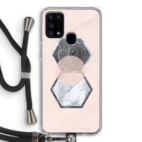 Creatieve toets: Samsung Galaxy M31 Transparant Hoesje met koord