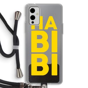 Habibi Majorelle : OnePlus 9 Transparant Hoesje met koord