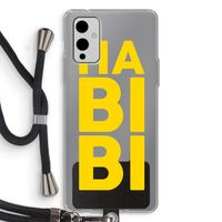Habibi Majorelle : OnePlus 9 Transparant Hoesje met koord