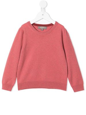 N.PEAL KIDS pull en cachemire biologique - Rose