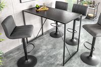 Minimalistische bartafel SLIM LINE 120cm zwarte bartafel - 43310 - thumbnail