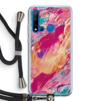 Pastel Echoes: Huawei P20 Lite (2019) Transparant Hoesje met koord
