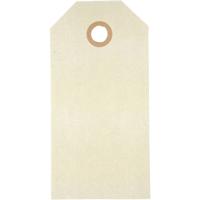 Creativ Company Manilla-labels, afm 5x10 cm, 250 gr, crème, 1000 stuk/ 1 doos