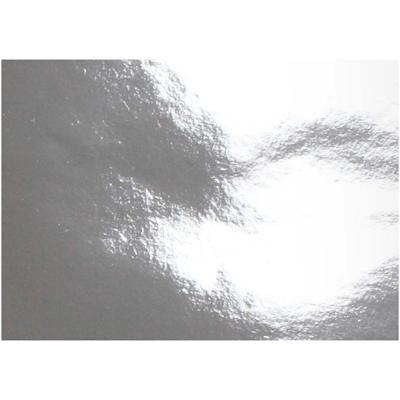 Creativ Company Metallic papier, a4, vel 210x297 mm, 120 gr, zilver, 10 vel/ 1 doos