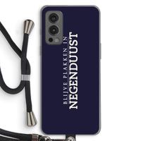 Blijve plakken in Negenduust: OnePlus Nord 2 5G Transparant Hoesje met koord