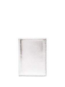 Comme Des Garçons Wallet porte-cartes à effet métallisé - Argent