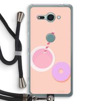 Donut: Sony Xperia XZ2 Compact Transparant Hoesje met koord