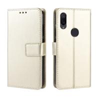 Retro Crazy Horse textuur horizontale Flip lederen case voor Xiaomi Redmi 7 met houder & kaartsleuven & fotolijstjes (goud)