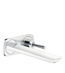 hansgrohe Puravida afdekset wastafelkraan uitloop 225mm. met joystick