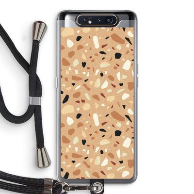 Terrazzo N°17: Samsung Galaxy A80 Transparant Hoesje met koord